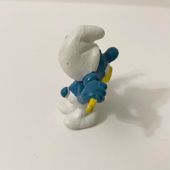 Smurfs Toothpaste Smurf Toothbrush Figure Toy Schleich Peyo - Picture 12 of 13
